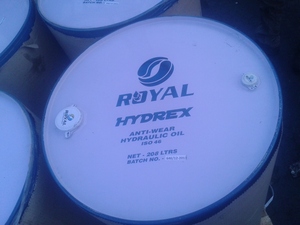 ROYAL HYDREX <b>ISO</b> VG <b>32</b> <b>Hydraulic</b> <b>Oil</b> Automotive Lubricant with Base <b>Oil</b> Type Adhesive - Product Image 3