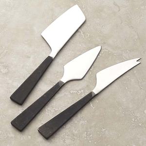 Stainless Steel Silver Polished Cheese Tools With Handmade <b>Wooden</b> Handle Royal Decorative Cheese <b>Set</b> for Home - Product Image 2