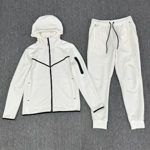 Survêtements de sport de haute qualité en polaire technique solide pour l'hiver, respirants, à capuche, avec fermeture éclair intégrale, taille plus, jogging, salle de sport, vêtements de sport - Product Image 6