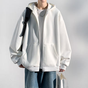 Ropa deportiva personalizada de fábrica para hombre, conjunto de gran tamaño para hombre, capucha de tiburón de alta calidad, sudaderas con capucha y cremallera doble, pantalones de Hip Hop, chándal - Product Image 1