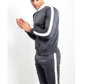 Ensembles décontractés pour hommes de qualité supérieure survêtement à capuche léger 100% coton personnalisé en gros impression personnalisée pantalon de survêtement bas - Product Image 1