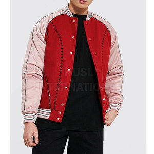 Chaquetas personalizadas para hombre, abrigo de diseño de béisbol suelto de talla grande con letras bordadas, sudaderas con capucha para hombre, chándales universitarios, chaqueta de primavera para hombre - Product Image 1