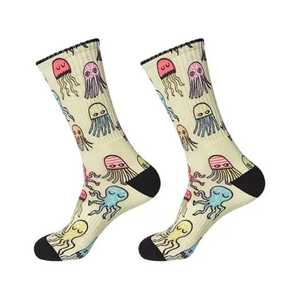 ¡Calcetines deportivos personalizados de alta calidad para hombre Diseño de logotipo transpirable Cómodo secado rápido para uso en ciclo de invierno a la venta! - Product Image 2