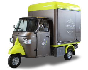 Remolque de Comida Vintage de 3 Ruedas con Carrocería de Acero Motorizado de 4.8m, Resistente a la Oxidación, para Uso en Exteriores, con Garantía de 3 Años, Eje Único - Product Image 6