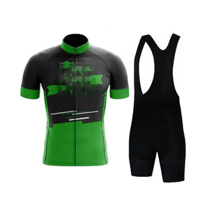 Conjunto de Ropa de Ciclismo Transpirable y Ecológica de Diseño Superior, Jersey de Ciclismo de Secado Rápido con Pantalones Cortos con Tirantes, Prendas Premium de Spandex/Algodón - Product Image 4