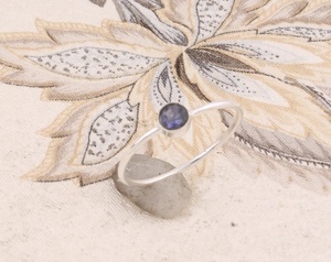 Bague en argent sterling 925 avec pierre précieuse améthyste pour femme, bijoux artisanaux certifiés pour mariages et fêtes - Product Image 5