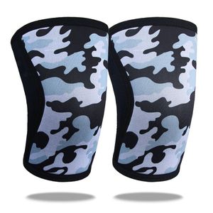 Mangas de rodilla de neopreno GAF de 7mm soporte táctico y compresión para hombres y mujeres para levantamiento de pesas Powerlifting Crossfit - Product Image 3