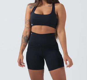 Tops cortos de gimnasio personalizados de alta calidad para mujer, camisetas de entrenamiento activo de manga larga, cintura elástica, estilo informal transpirable para primavera - Product Image 4