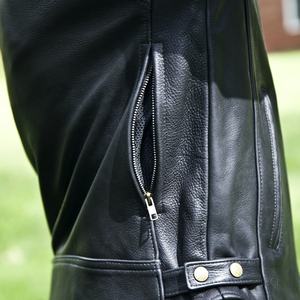 Chaqueta ajustada de motorista de otoño e invierno para hombre de alta calidad, cuero de motocicleta elegante para adultos, ropa deportiva de talla grande - Product Image 3