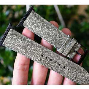 Luxali 2025สายนาฬิกาหนังปลากระเบนสายนาฬิกาอัจฉริยะจากผู้จำหน่ายเวียดนามที่มีขนาด18มม. และ22มม. - Product Image 3