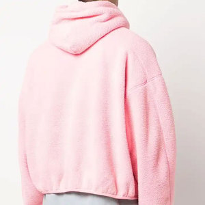 Venta al por mayor OEM Hombres Sudadera con capucha Algodón Poliéster Fleece Manga larga Color Pullover Con capucha Hombre Otoño Invierno Fleece Hoodie - Product Image 6