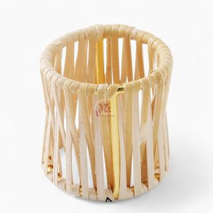 Vente en gros de nouveaux ronds de serviette en rotin créatifs pour la décoration de table, mariage de Noël au Vietnam - Product Image 5