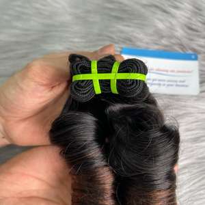 Producto más vendido, precio al por mayor, paquete de pelo rizado hinchable al vapor, tejido de Vietnam, sin desprendimiento, sin enredos - Product Image 2