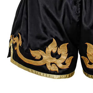 Pantalones cortos de Muay Thai personalizados de calidad superior diseños personalizados para Kickboxing y boxeo hechos de algodón para desgaste de artes marciales - Product Image 3