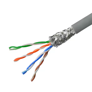 Kabel jaringan <span class=keywords><strong>5</strong></span> kucing kualitas tinggi 24AWG UTP FTP <span class=keywords><strong>SFTP</strong></span> Cat5e kabel <span class=keywords><strong>CU</strong></span> tembaga kucing 5e, kucing 5e 4 pasang Putar - Product Image 2