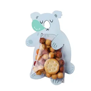 动物可爱礼品袋独特糖果袋问候生日贺卡蛋糕袋流行兔子派对熊儿童快乐糖果盒