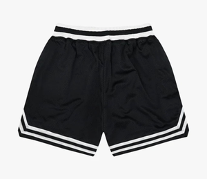 2025 <b>Men's</b> Basketball Jogger <b>Shorts</b> Loose Fit Vintage Sports Outer Wear Casual Mesh <b>Shorts</b> Embroidery Eco-Friendly <b>Elastic</b> <b>Waist</b> - Product Image 2