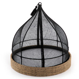 Ensemble de 2 plateaux de service en métal de différentes tailles faits à la main en métal plateaux de nourriture en bois service élégant - Product Image 5