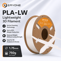 Filament d'impression 3D léger ERYONE PLA-LW 1,75 mm 750 g, matériau aérodynamique moussant pour avion RC