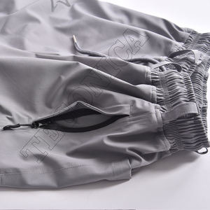 2025 gris pantalon de ski à jambes larges pantalon de neige imperméable avec doublure chaude en polaire évents poches zippées et coupe réglable - Product Image 5