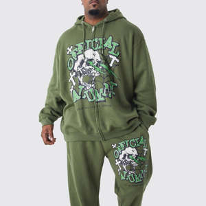 2025 vêtements de rue personnalisés entraînement et Jogging adultes nouveau Style hommes survêtements vêtements de Fitness ensembles de survêtements - Product Image 6