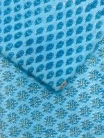 Flore Main Bloc Imprimé Coton Tissu Beau Design Robe Matériel dans la Cour pour Filles Usine Taux Fournisseur H-14 pour Sacs