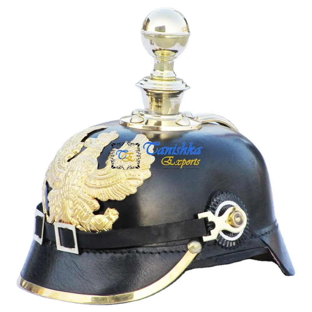 Коллекционный немецкий Спайк Pickelhaube прусский кожаный шлем средневековый рыцарь Хэллоуин Броня кожаный шлем