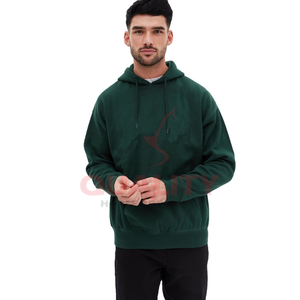 100% coton lourd pull à capuche pour hommes personnalisé brodé hiver Streetwear Style polaire Designer impression teint uni - Product Image 1