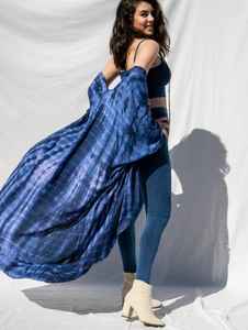 2023 New Boho Summer Tie Dye Kimono for <b>Women</b> Wear Loose Dress Resort <b>Beach</b> Rayon Kimono <b>Cover</b> <b>up</b> - Product Image 3