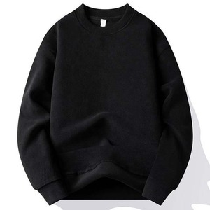 Sweat-shirt à capuche pour homme de haute qualité 100% coton, col rond, automne, broderie, impression numérique, streetwear surdimensionné - Product Image 2