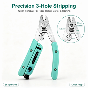 <span class=keywords><strong>Module</strong></span> de lumière rouge et verte, Pince à <span class=keywords><strong>fibre</strong></span> <span class=keywords><strong>optique</strong></span> six ports, Outil de dénudage de <span class=keywords><strong>fibre</strong></span> <span class=keywords><strong>optique</strong></span>, Accessoire de nettoyage pour travaux de maintenance et de raccordement - Product Image 3