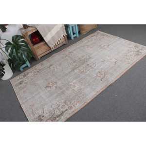 พรมตุรกีวินเทจ ขนาด 4.4x7.5 ฟุต สีเทาลายจุด - Product Image 4