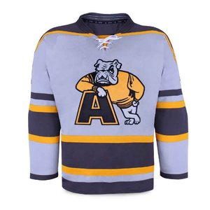 Camiseta de Hockey sobre hielo para hombre, impresión por sublimación, 100% poliéster, personalizada, OEM, personalizada - Product Image 5