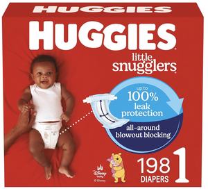 Couches pour bébés Huggies, toutes tailles, prêtes à être expédiées, Newborn, Little Snugglers, Little Movers, Natural Care Sensitive Baby - Product Image 5