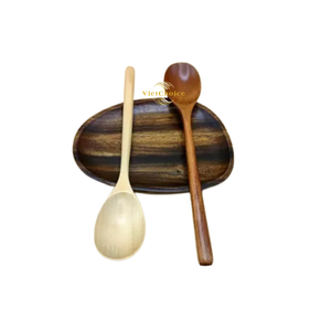 Cuchara de Bambú Natural, Vajilla Sostenible para Uso Diario en el Hogar y Restaurantes - Product Image 4