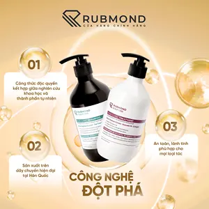 Rubmond Colágeno Natural Ingredientes Extrato Queratina Tratamento de colágeno Shampoo e condicionador para prevenção da perda de cabelo