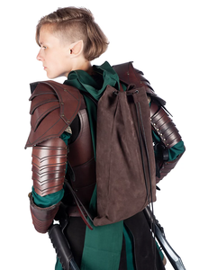 Mochila Bolsa-Globetrotter Una práctica Mochila de cuero para excursionistas y aventureros - Product Image 3