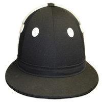 Casque d'équitation personnalisé en coton sergé confortable, modèle Jokey, broderie de logo, fibre de verre, personnalisable, usage équestre