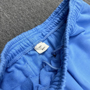 Survêtement personnalisé en coton éponge avec impression bouffante pour hommes, tissu avec pantalon à jambes larges, broderie personnalisée, impression de bulles, vêtements de rue - Product Image 6