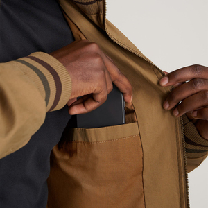 Custom Designed High Quality <b>Thin</b> Canvas Bomber <b>Jackets</b> Durable Stand Collar Available for Bulk Orders - Product Image 4