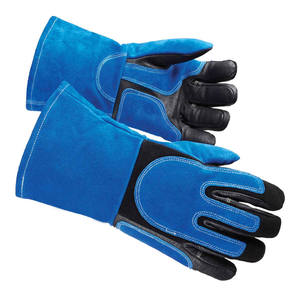Gants de soudage en cuir véritable de la meilleure qualité dans un design à la mode multicolore avec caoutchouc pour la sécurité alimentaire - Product Image 1