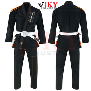 Màu đen tay làm biểu tượng tùy chỉnh <span class=keywords><strong>in</strong></span> mới nhất máy có thể giặt sản phẩm nghệ thuật hôn nhân jiu jitsu đồng phục cho bán buôn - Product Image 4