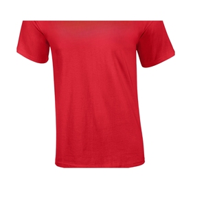 Camiseta Casual para Hombre de Talla Grande con Logotipo Personalizable de Alta Calidad, Color Rojo, 220 g/m², 100 % Algodón Orgánico, Transpirable, Ecológica - Product Image 5