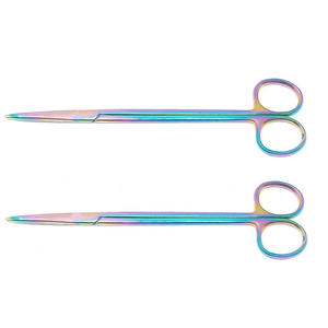 2 Ciseaux Metzenbaum Premium 7 "Droit Arc-en-ciel/Instrument chirurgical multicolore - Product Image 4