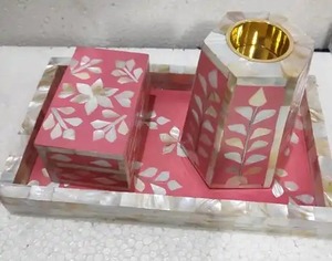 Elegante quemador árabe Bakhoor con incrustaciones de nácar, quemador de incienso de lujo, juego árabe para decoración del hogar al precio más bajo - Product Image 1