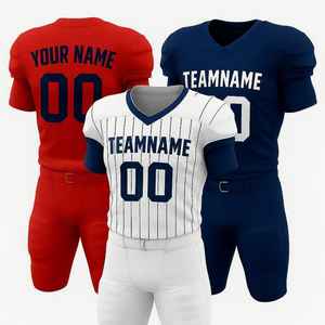 Maillot de football personnalisé Nom personnalisé Numéro chemises de football Uniforme sportif - Product Image 5