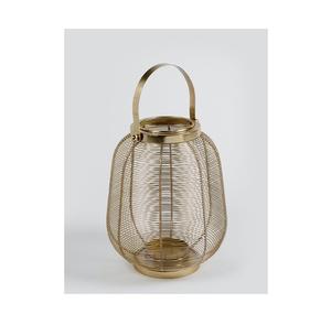 Lanterne en fer pour l'extérieur, paysage de jardin, style rustique, guide de bougie en métal, éclairage domestique, charme d'inspiration campagnarde - Product Image 1