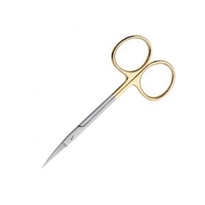 Tijeras Iris de Acero Inoxidable Quirúrgico, Puntas Finas y Afiladas, Herramienta de Corte de Precisión, Ideal para Uso Oftalmológico, Clínico Dental y Médico - Product Image 3