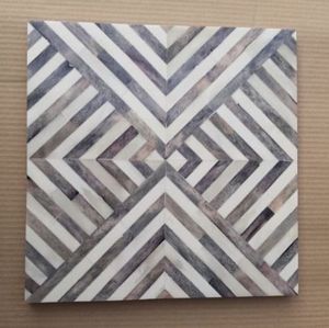 Table basse ronde en os incrusté de qualité supérieure, design moderne, durable, fabriquée à la main, pour le salon, décoration de la maison - Product Image 3