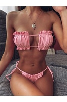 Ensemble de maillot de bain 2 pièces pour femmes, excellence textile turque, élégant, respirant, séchage rapide, polyamide, imprimé numérique, fabriqué en Turquie